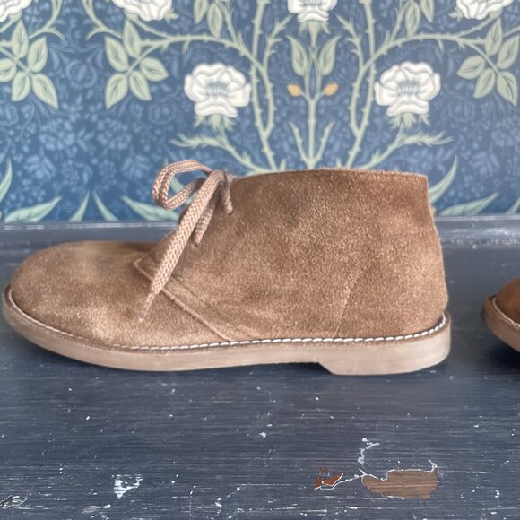 Crewcuts 1990 MacAlister Brown Suede Lace Up Boots - Picture 5 of 10